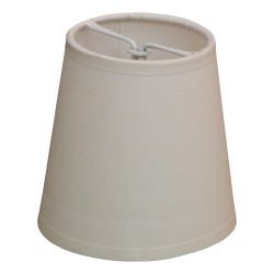 Kleiner Lampenschirm aus Pappe, Farbe: Weiß.